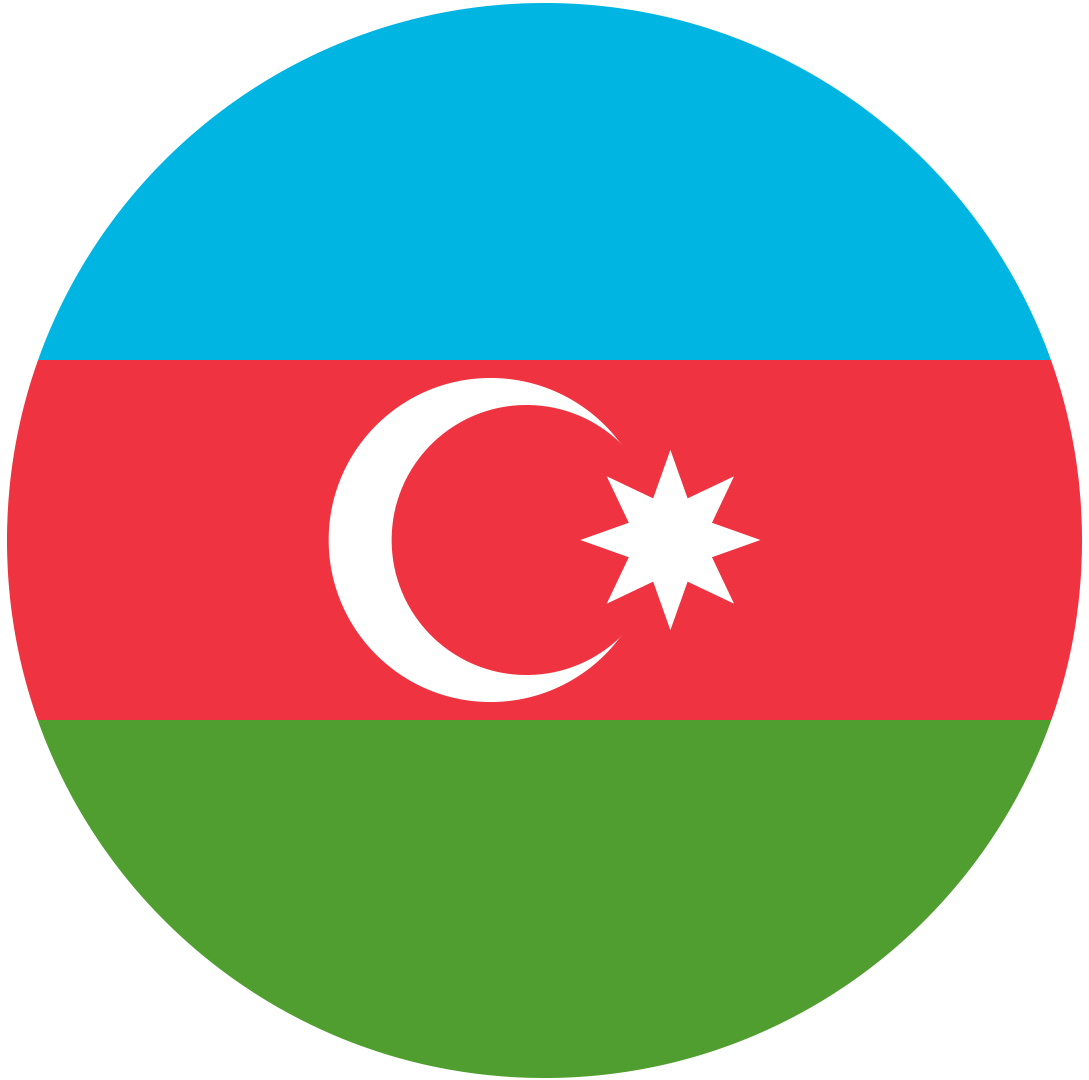 Aserbaidschan Flagge